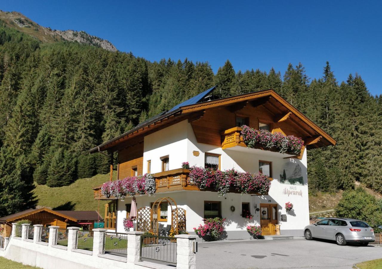 Hotel Haus Alpenruh Sankt Leonhard im Pitztal Exteriér fotografie